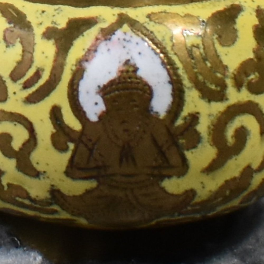 Vintage Brass Krishna Salt and Pepper Shaker with Toothpick Holder Set - Picture 15 of 15